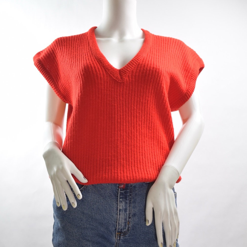 Vintage Red Pour le Chic Women’s Sz. S Vest